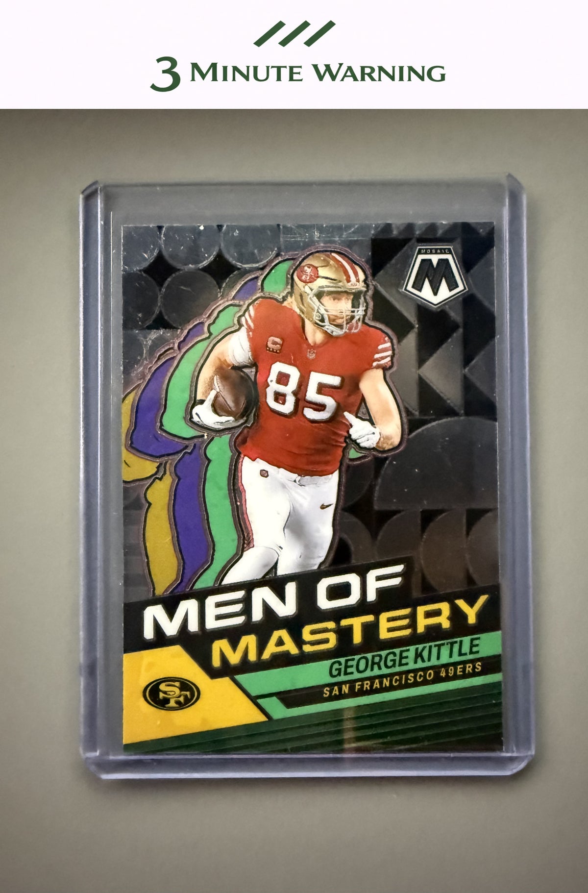 2024 Panini Mosaic #MM-11 George Kittle Men of Mastery