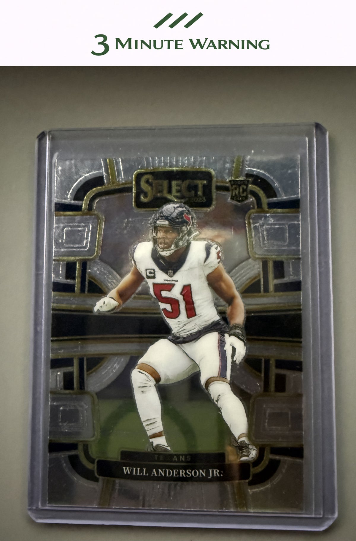 2023 Panini Select #40 Will Anderson Jr.