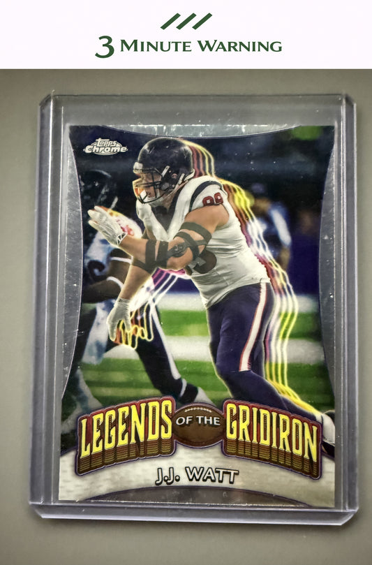 2024 Topps Chrome #LOG-25 J.J. Watt Legends of the Gridiron