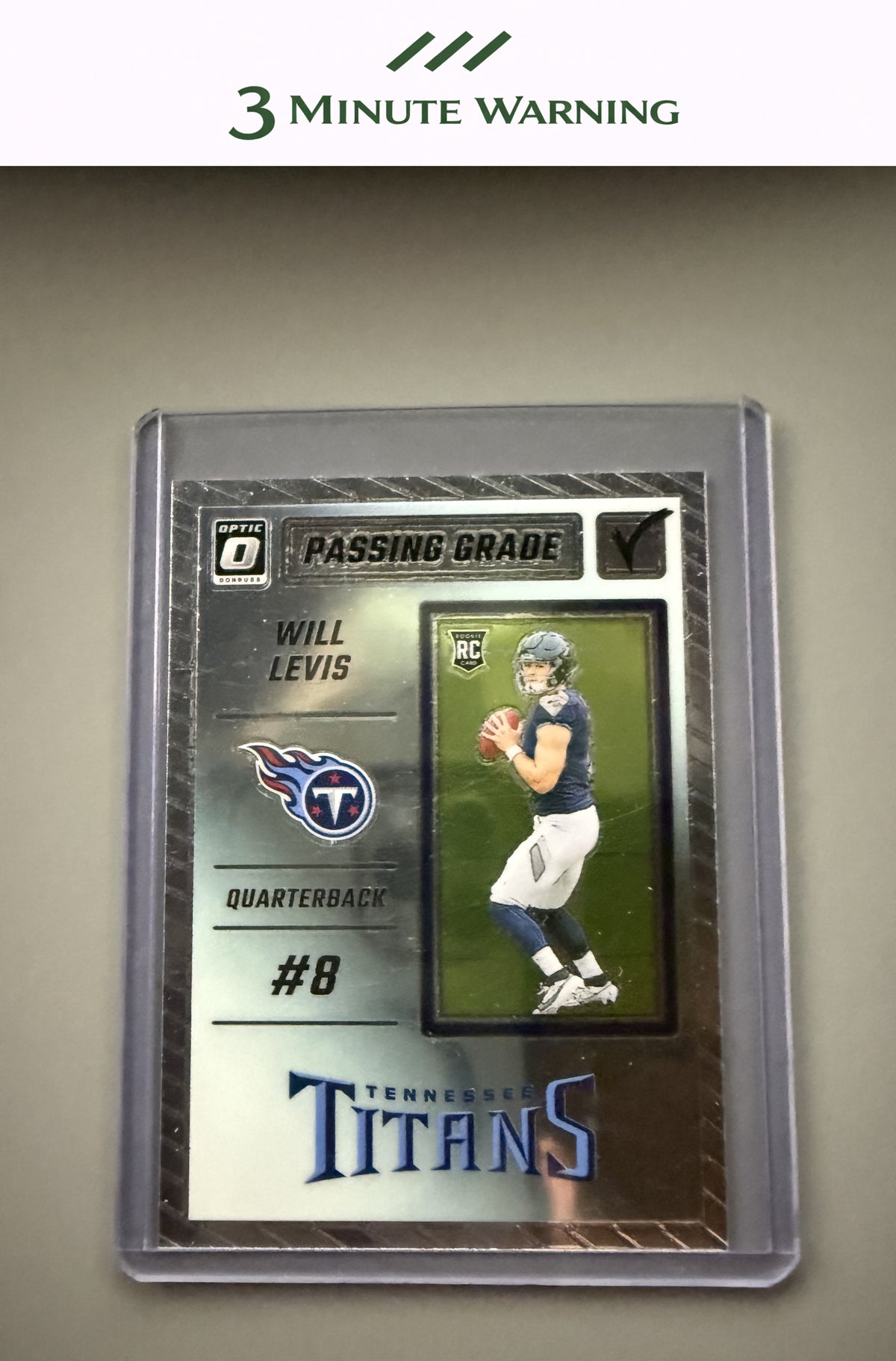 2023 Donruss Optic #PG-WL Will Levis Passing Grade