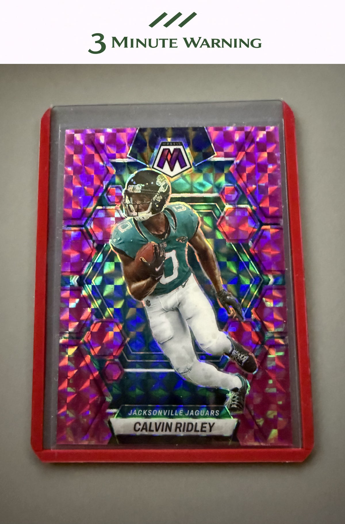 2023 Panini Mosaic #104 Calvin Ridley Camo Pink Mosaic