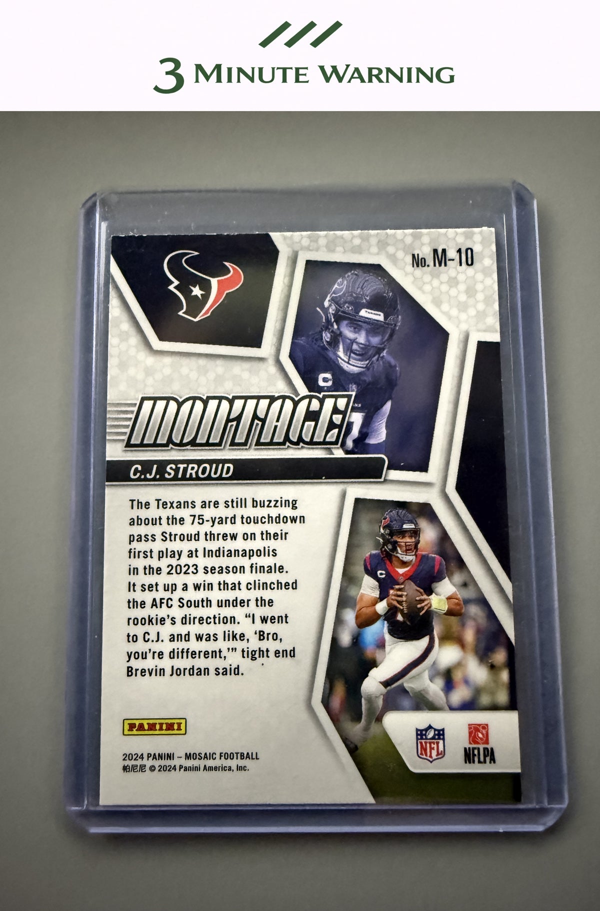 2024 Panini Mosaic #M-10 C.J. Stroud Montage Mosaic