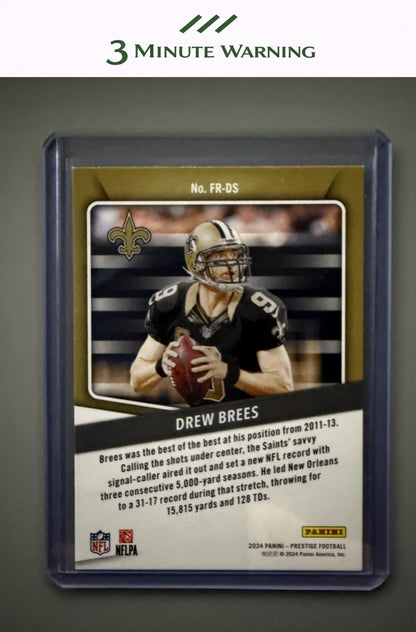 2024 Panini Prestige #FR-DS Drew Brees For the Record