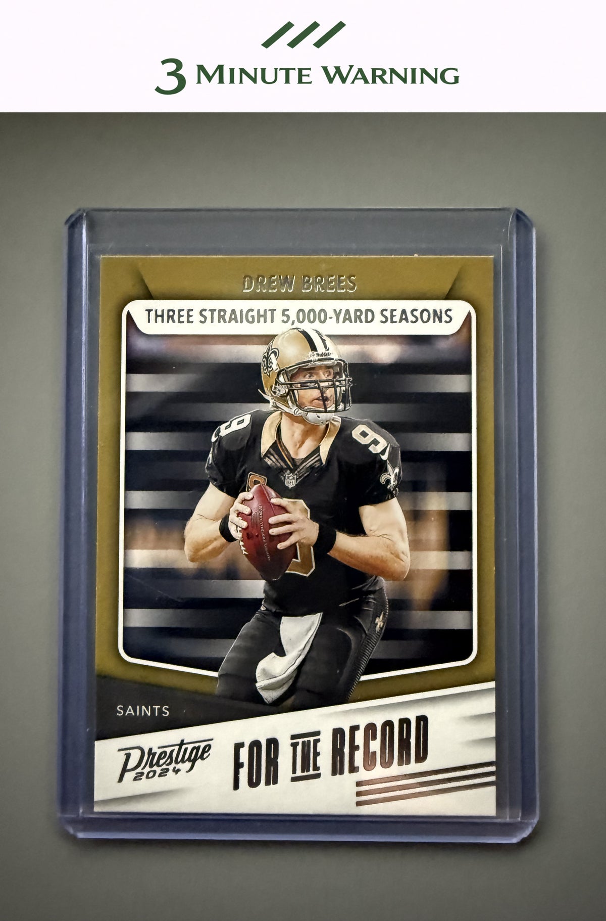 2024 Panini Prestige #FR-DS Drew Brees For the Record