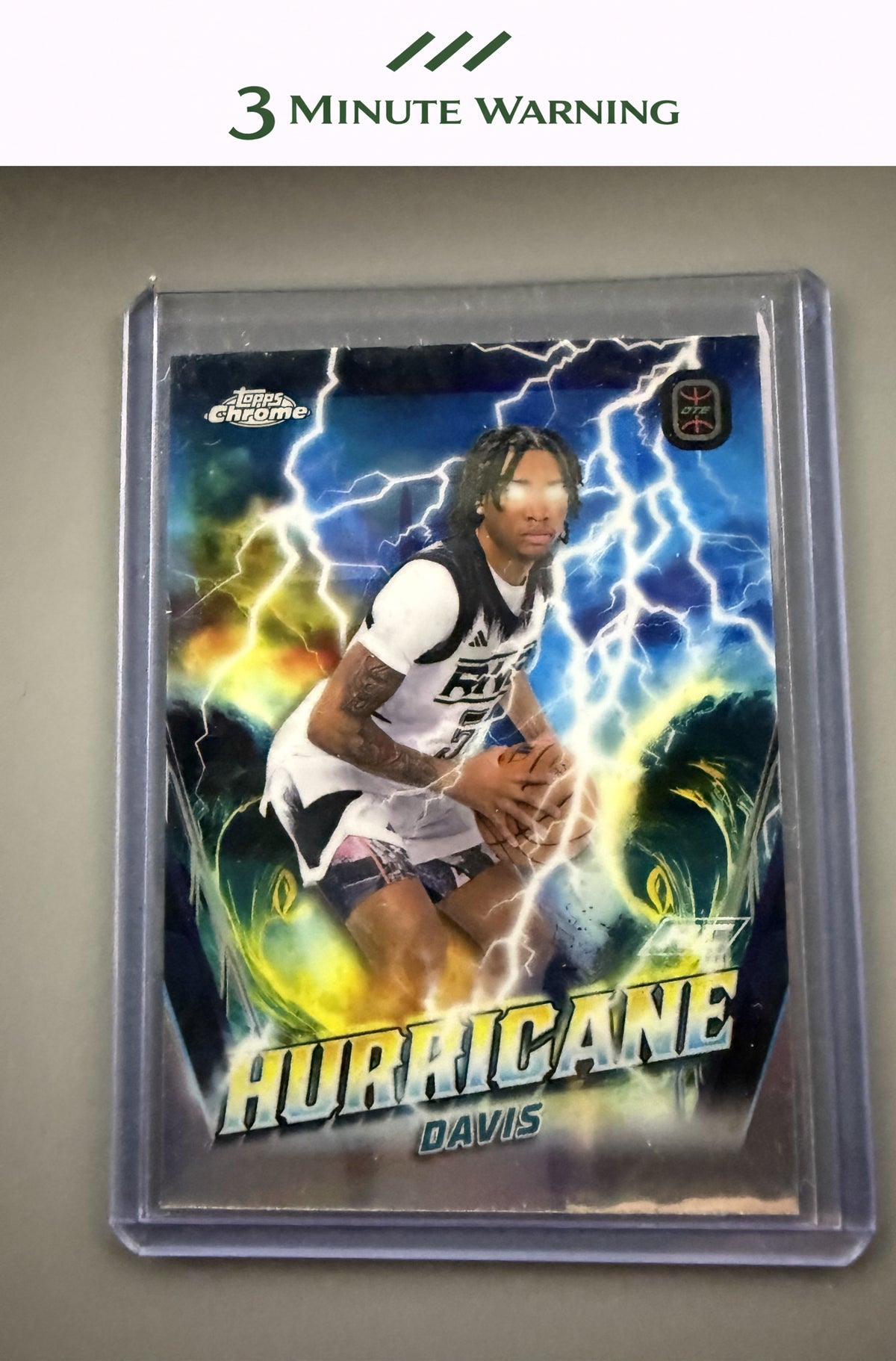2023-24 Topps Chrome Overtime Elite #H-12 Daquan Davis Hurricane Refractor