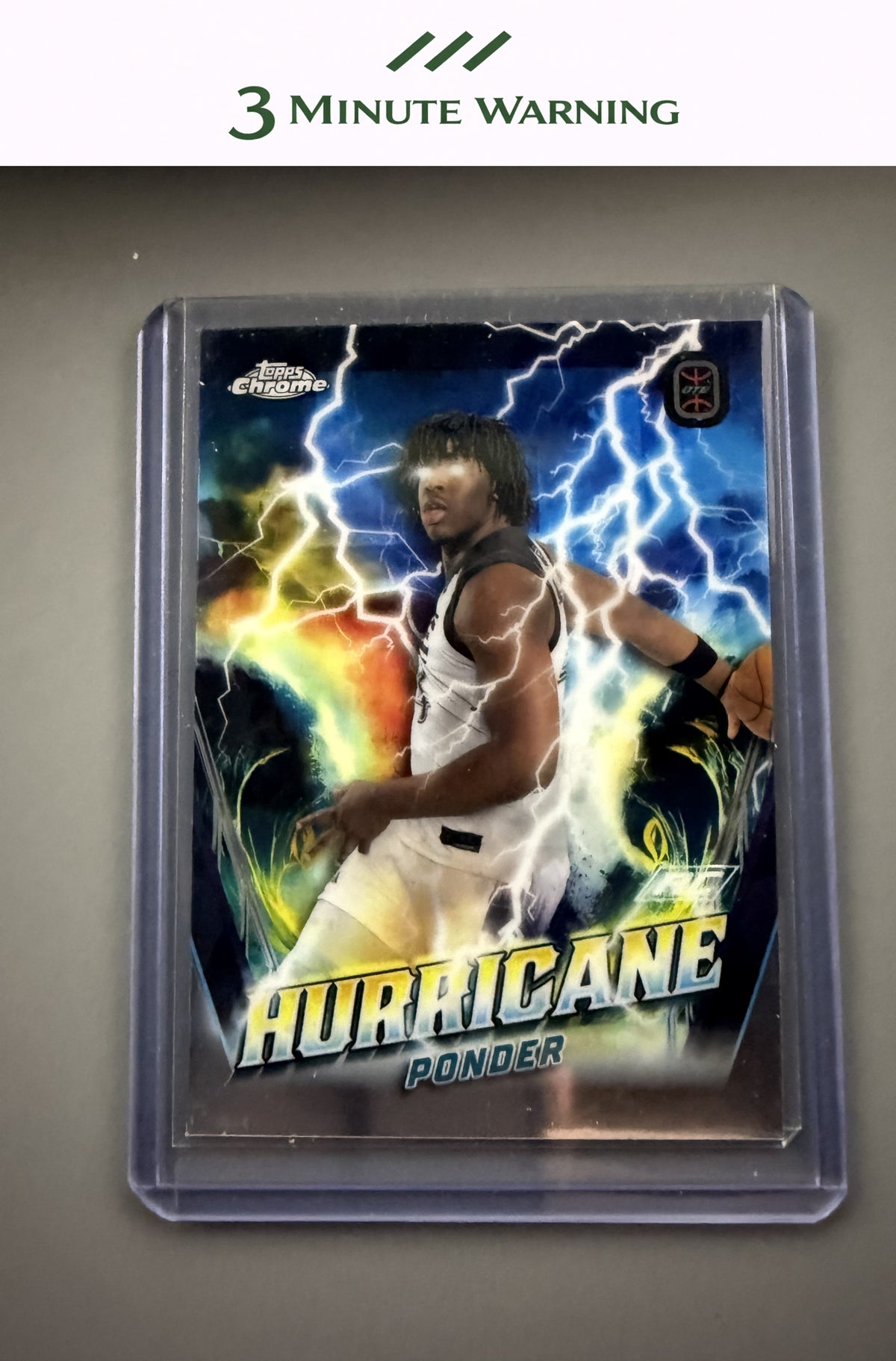 2023-24 Topps Chrome Overtime Elite #H-15 Marcis Ponder Hurricane