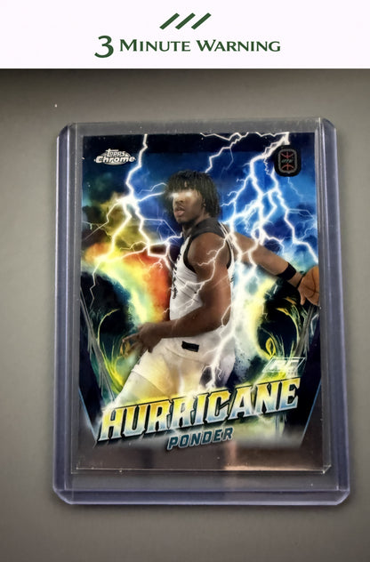 2023-24 Topps Chrome Overtime Elite #H-15 Marcis Ponder Hurricane