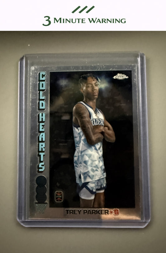 2023-24 Topps Chrome Overtime Elite #TB-12 Trey Parker 1976 Topps Basketball