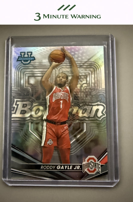 2022-23 Bowman University Best #15 Roddy Gayle Jr. Refractor