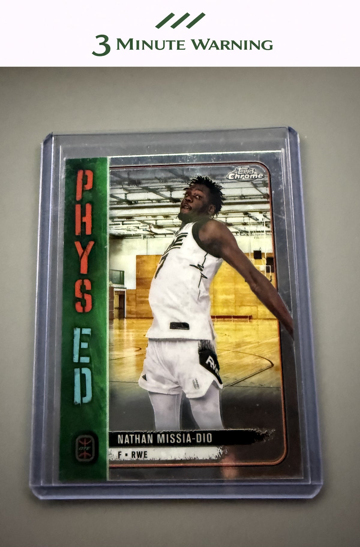 2023-24 Topps Chrome Overtime Elite #PE-8 Nathan Missia-Dio Phys Ed