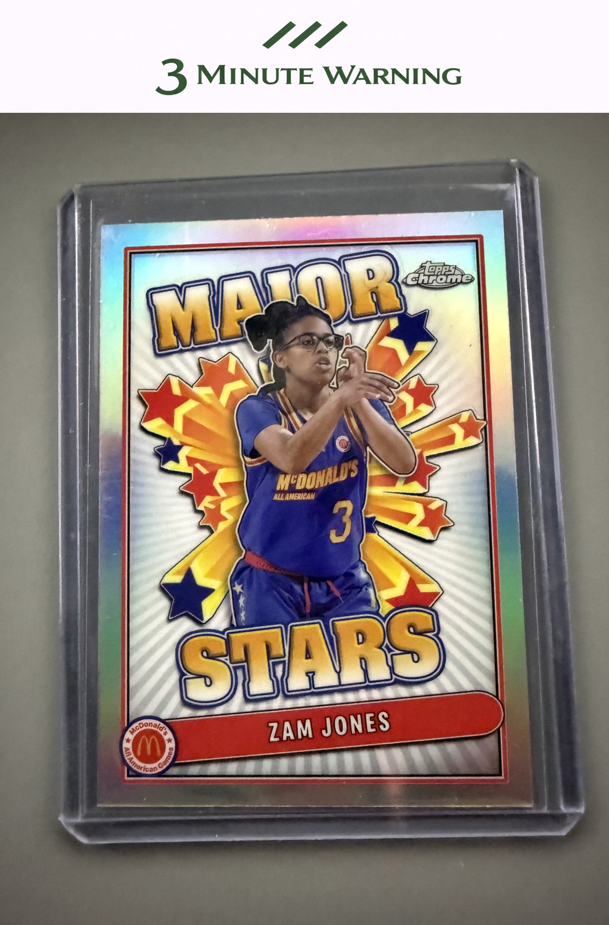 2024 Topps Chrome McDonald's All-American #SES-ZAJ Zamareya Jones Major Stars Refractor