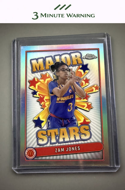 2024 Topps Chrome McDonald's All-American #SES-ZAJ Zamareya Jones Major Stars Refractor