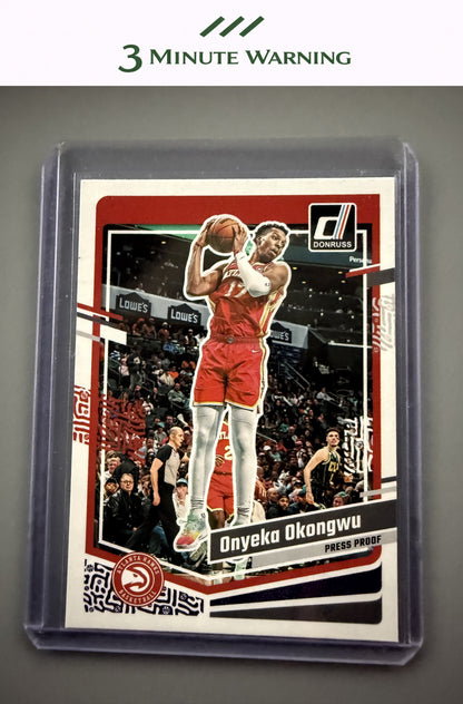 2023-24 Donruss #67 Onyeka Okongwu Purple Press Proof #/199