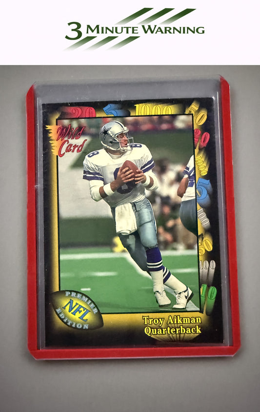 1991 Wild Card #1 Troy Aikman NFL Prototypes