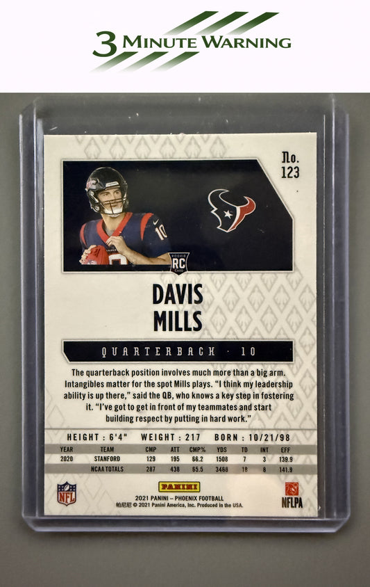 2021 Panini Phoenix #123 Davis Mills