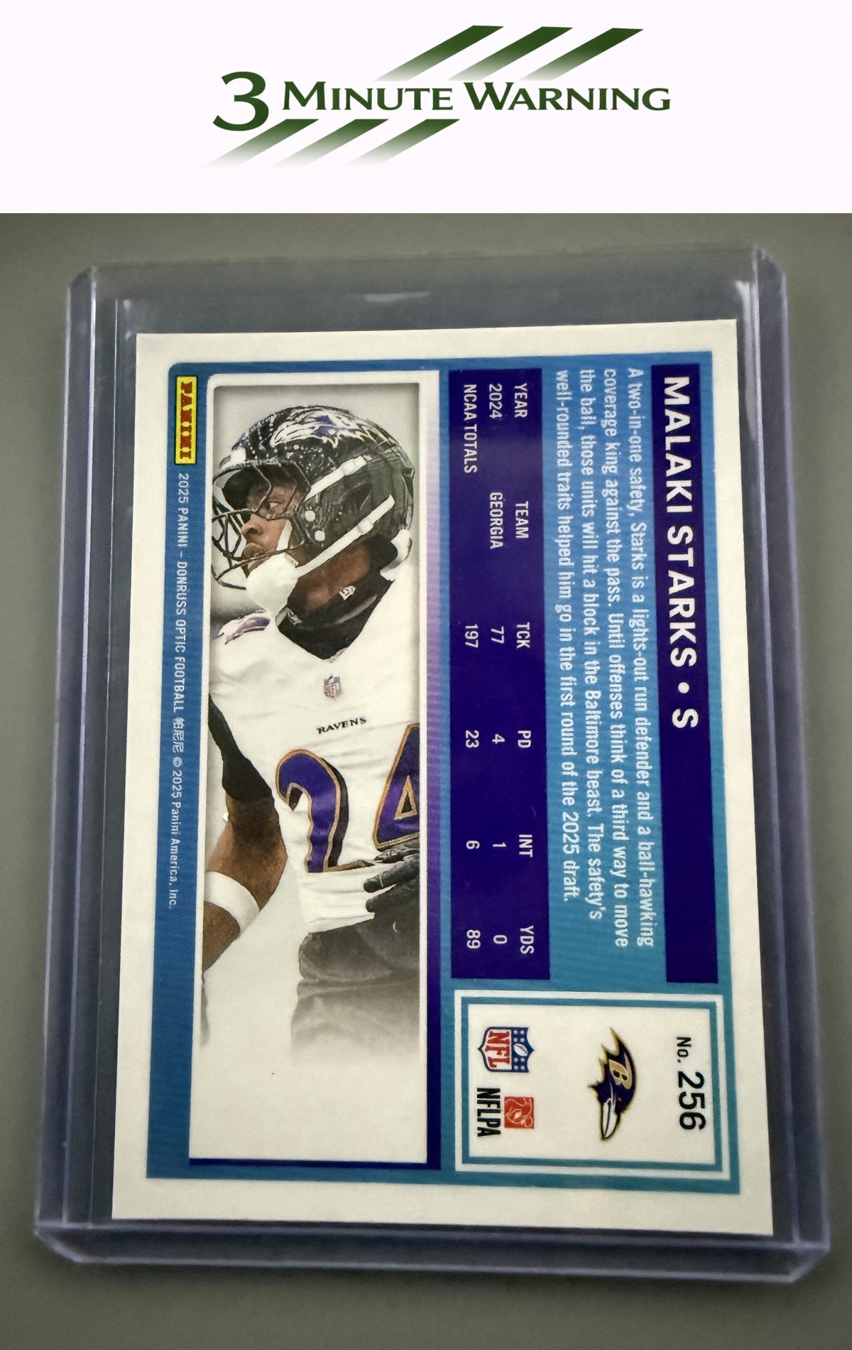 2025 Donruss Optic #256 Malaki Starks