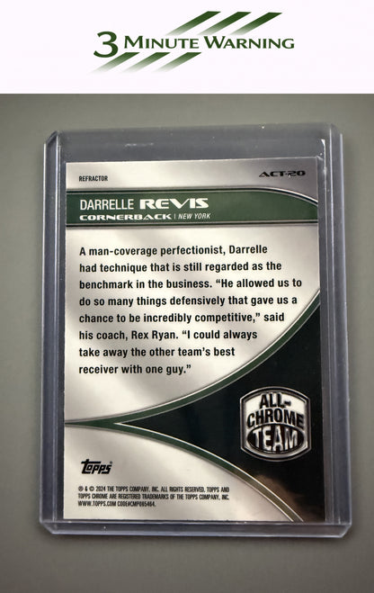 2024 Topps Chrome #ACT-20 Darrelle Revis All-Chrome Team Refractor