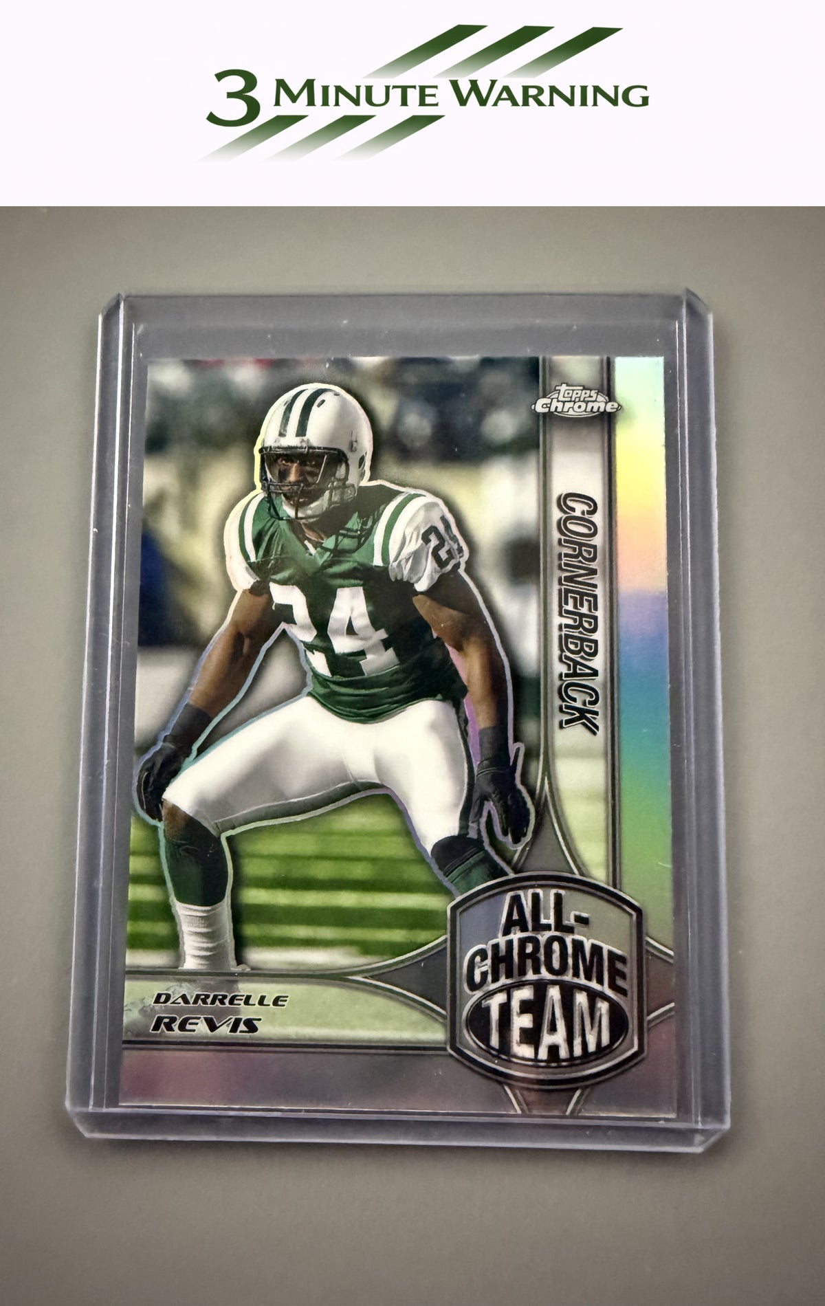 2024 Topps Chrome #ACT-20 Darrelle Revis All-Chrome Team Refractor