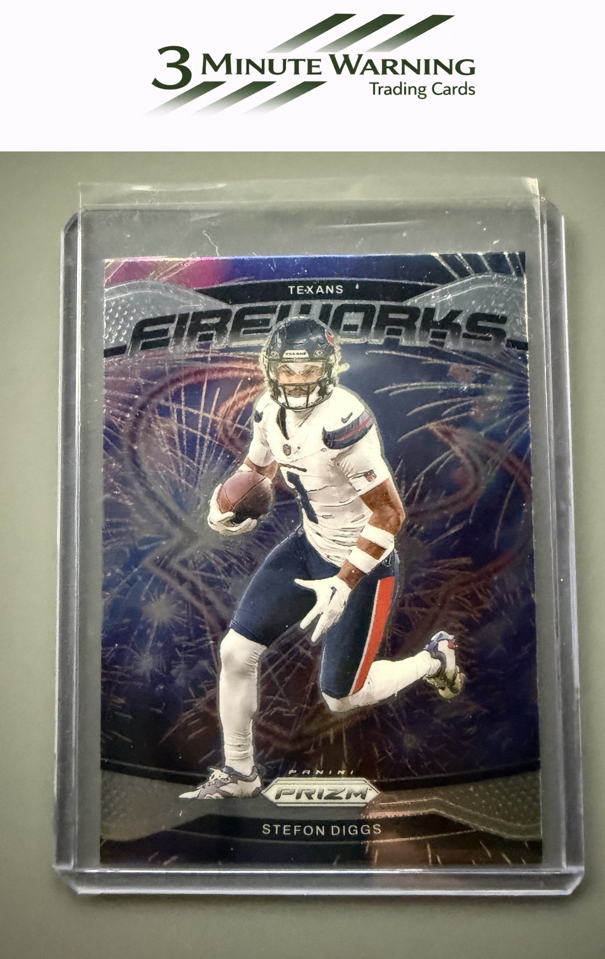 2024 Panini Prizm #9 Stefon Diggs Fireworks
