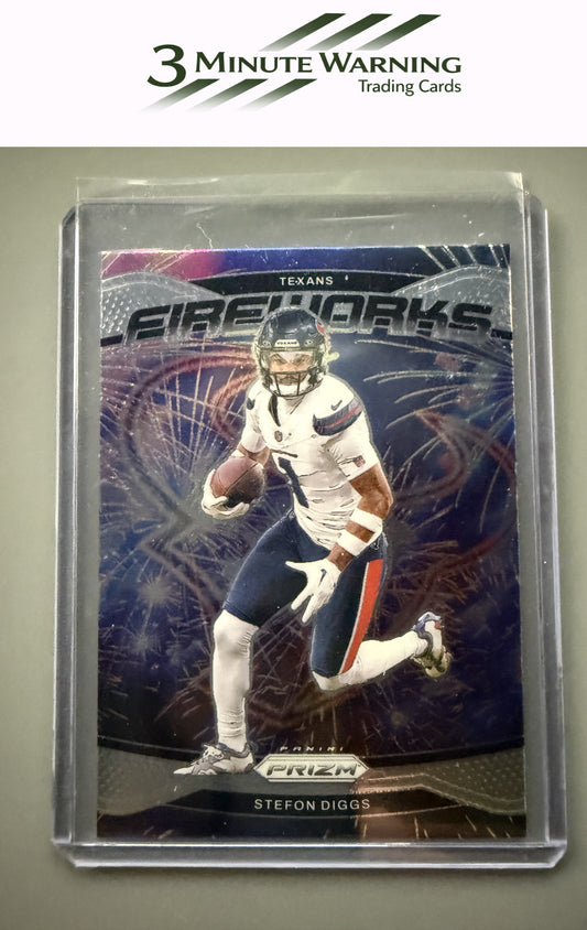 2024 Panini Prizm #9 Stefon Diggs Fireworks