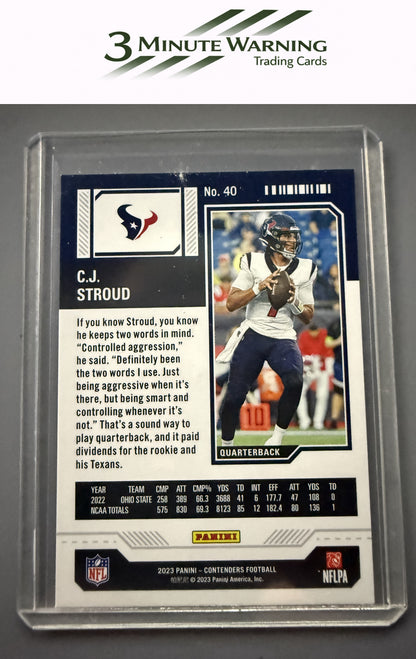 2023 Panini Contenders #40 C.J. Stroud