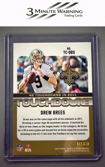 2024 Panini Rookies & Stars #TC-DBS Drew Brees Touchdown Club
