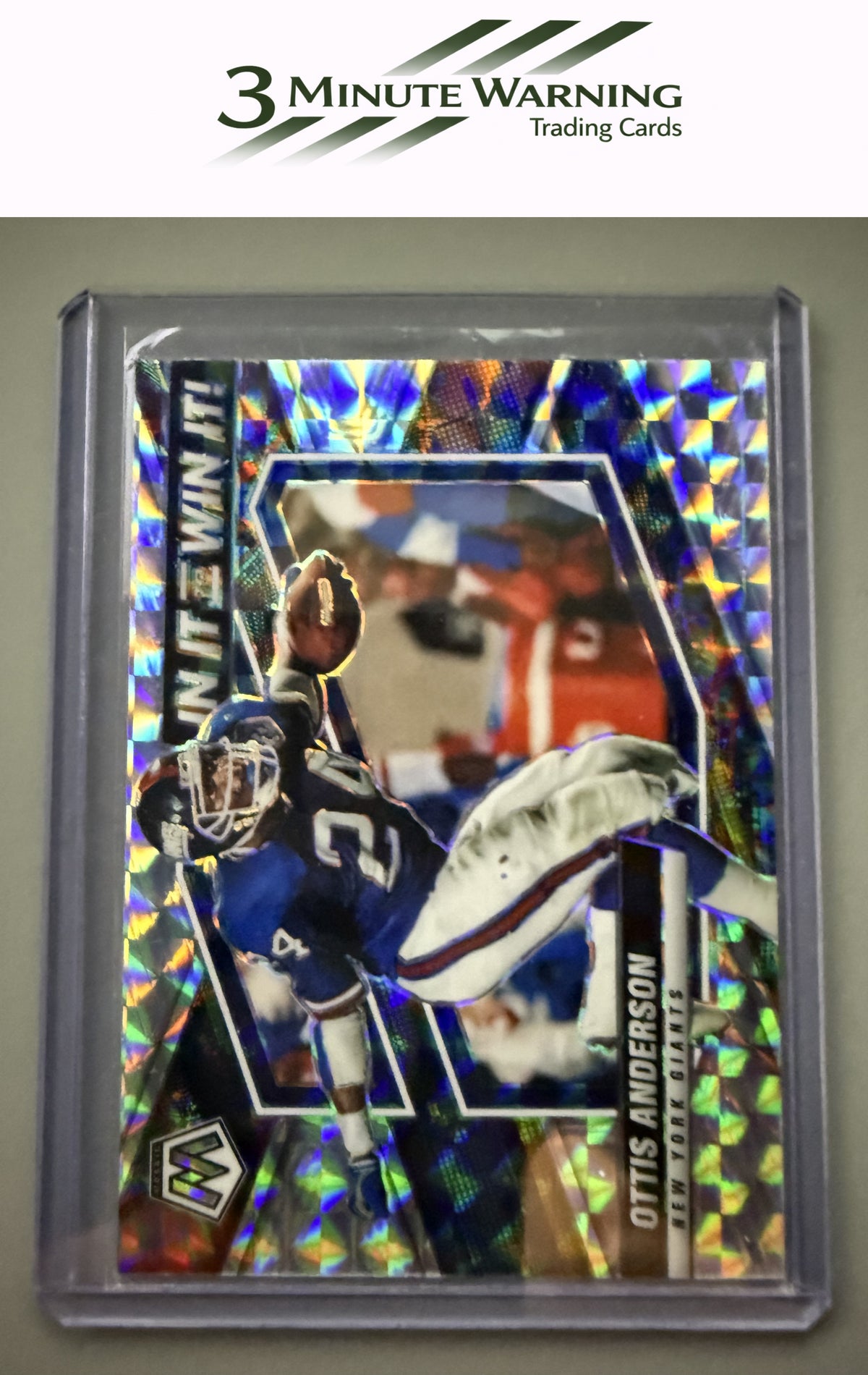 2022 Panini Mosaic #SB-7 Ottis Anderson In It to Win It Mosaic