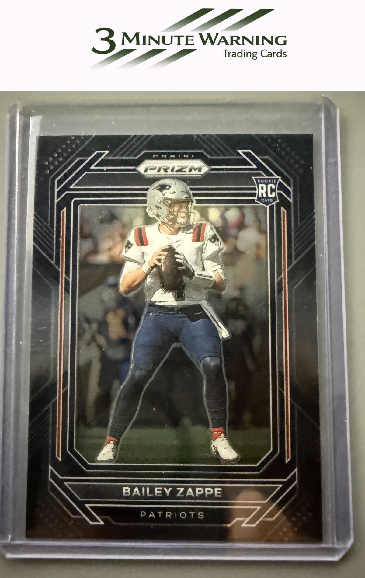 2022 Panini Chronicles #PB-24 Bailey Zappe Prizm Black