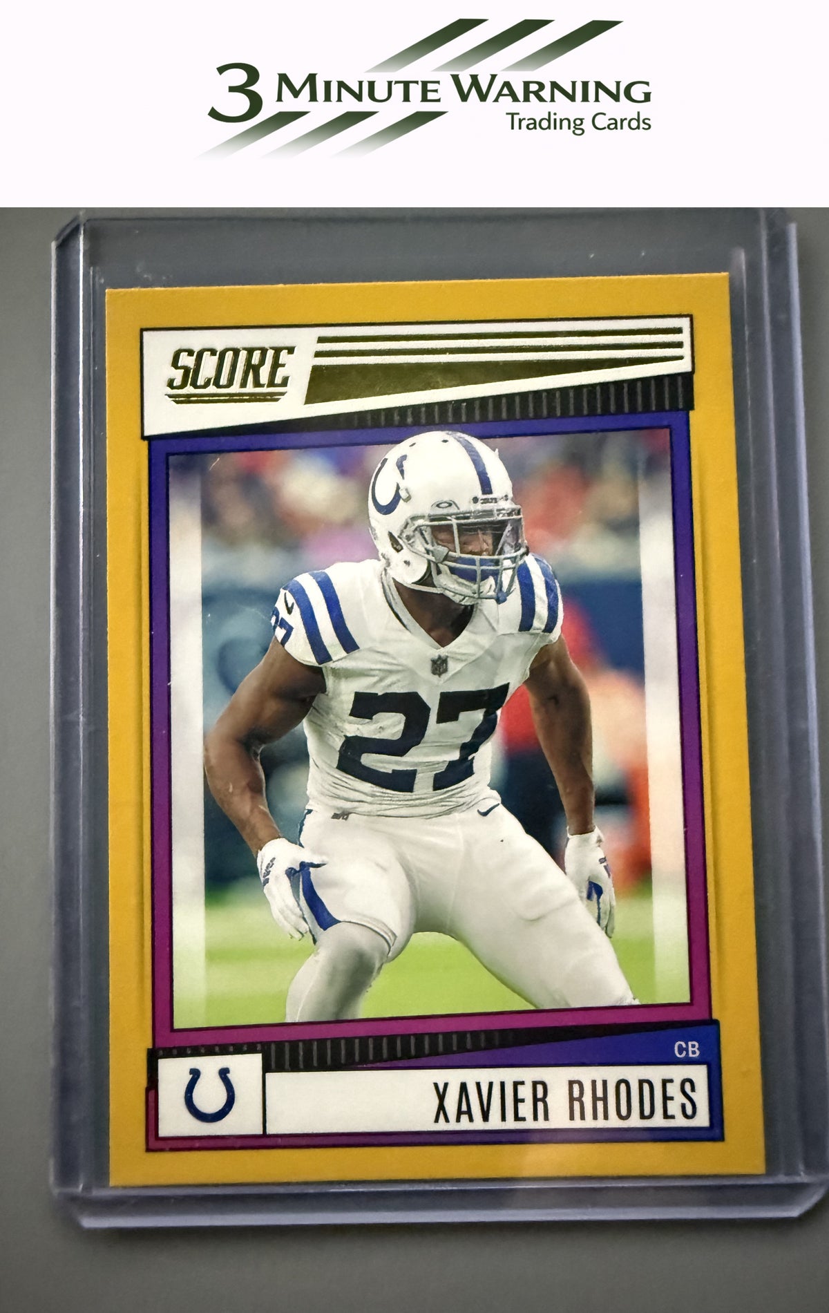2022 Score #15 Xavier Rhodes Gold