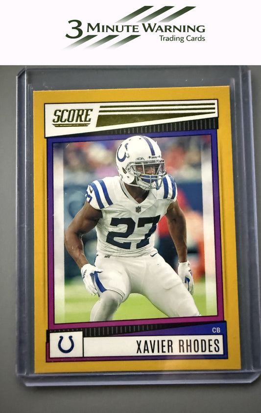 2022 Score #15 Xavier Rhodes Gold