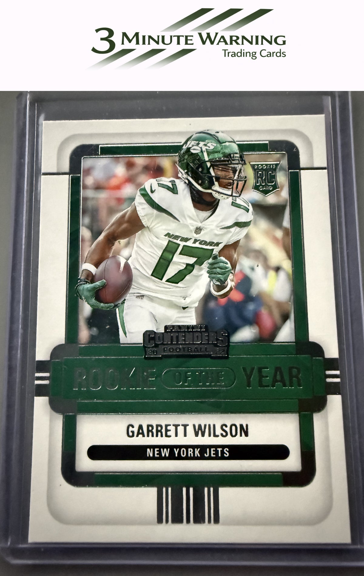 2022 Panini Contenders #ROY-GWI Garrett Wilson Rookie of the Year Contenders