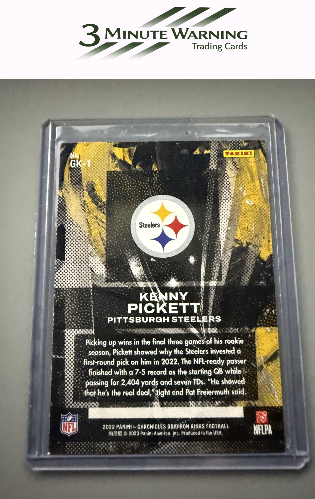 2022 Panini Chronicles #GK-1 Kenny Pickett Gridiron Kings