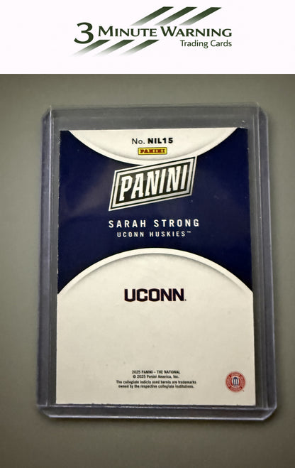 2025 Panini Silver Packs #NIL15 Sarah Strong NIL Prospects Diamond Plate