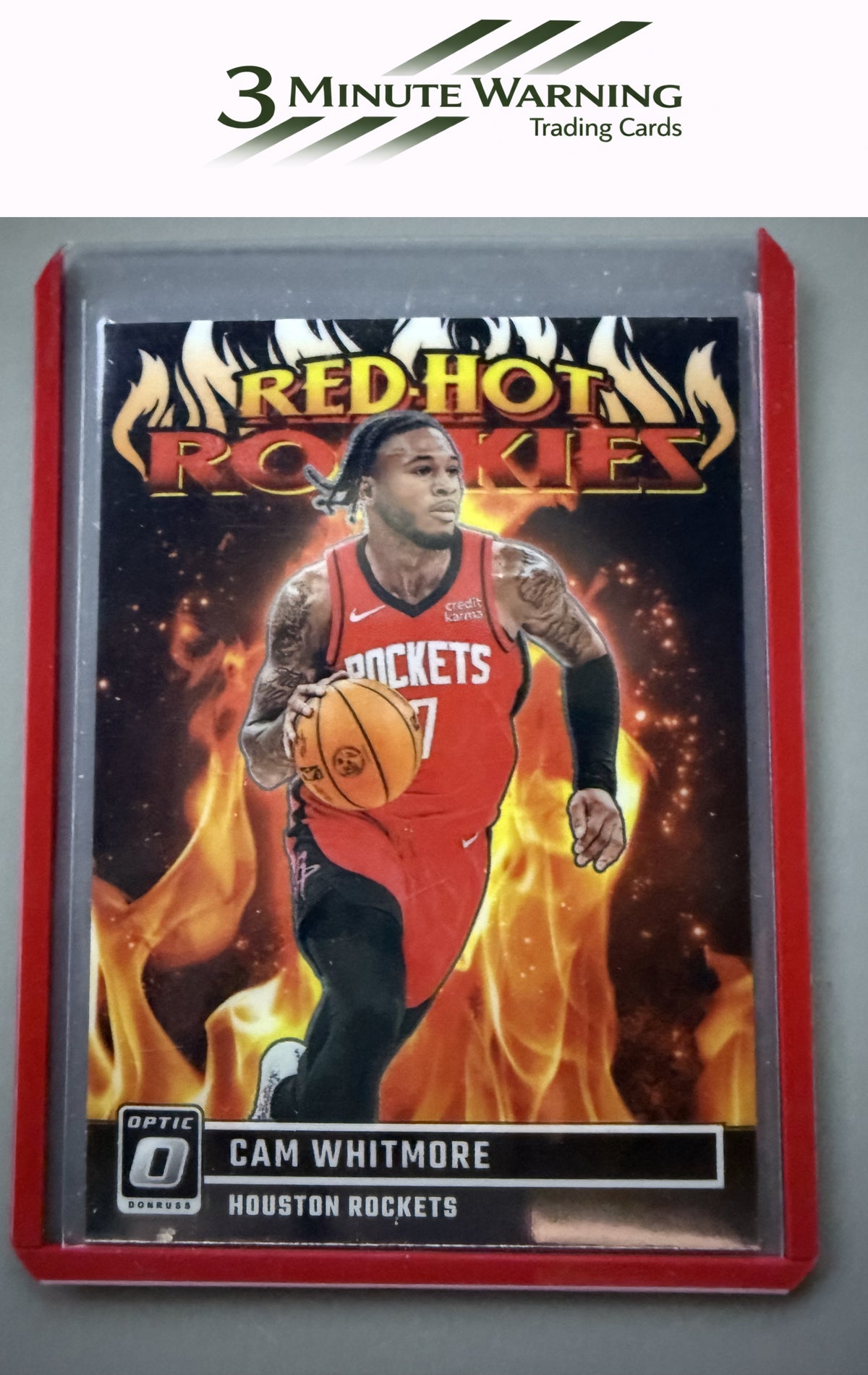2023-24 Donruss Optic #1 Cam Whitmore Red Hot Rookies