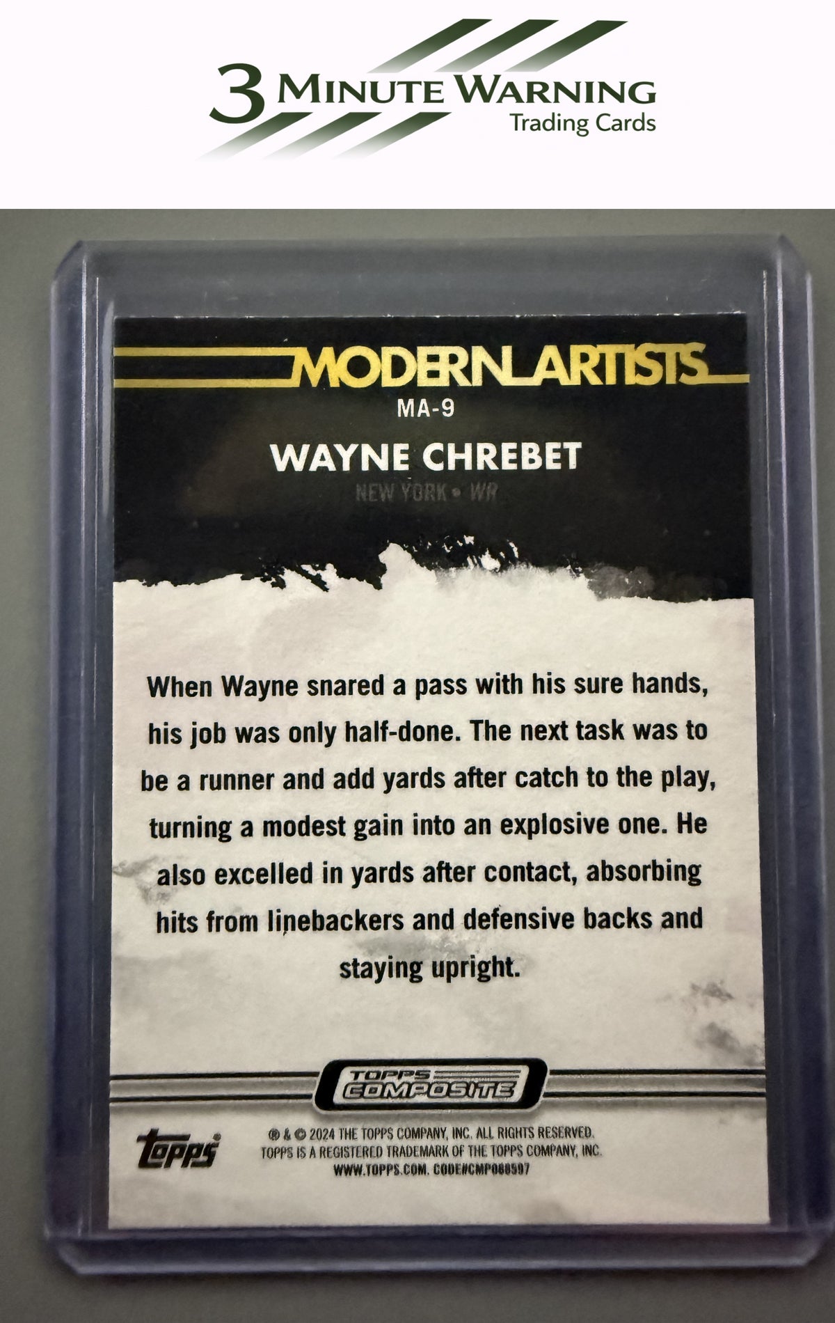 2023 Topps Composite #MA-9 Wayne Chrebet Modern Artists