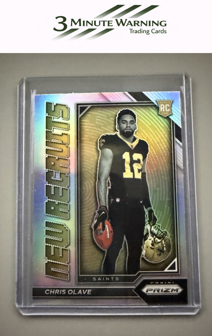 2022 Panini Prizm #NR-6 Chris Olave New Recruits Prizm Silver
