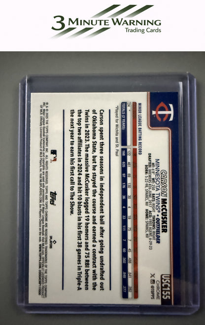 2025 Topps Chrome Update #USC155 Carson McCusker X-Fractors