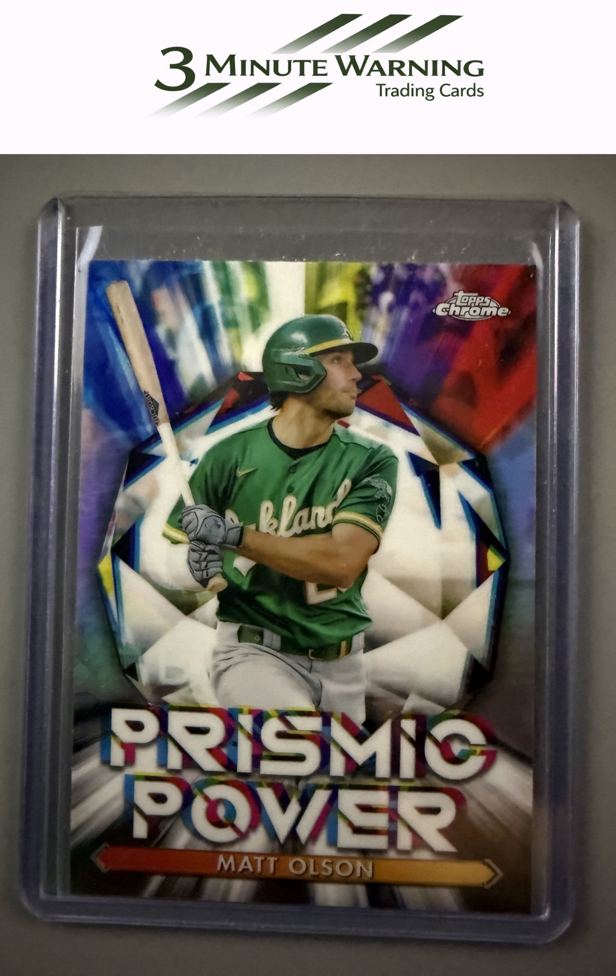2021 Topps Chrome #PP-11 Matt Olson Prismic Power