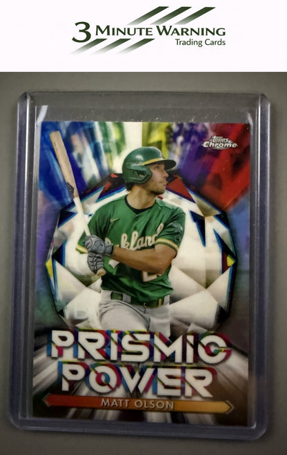 2021 Topps Chrome #PP-11 Matt Olson Prismic Power