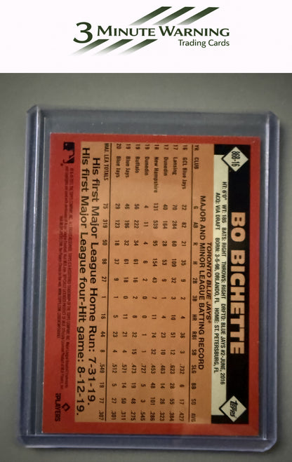 2021 Topps Update #86B-16 Bo Bichette 1986 Topps Baseball 35th Anniversary