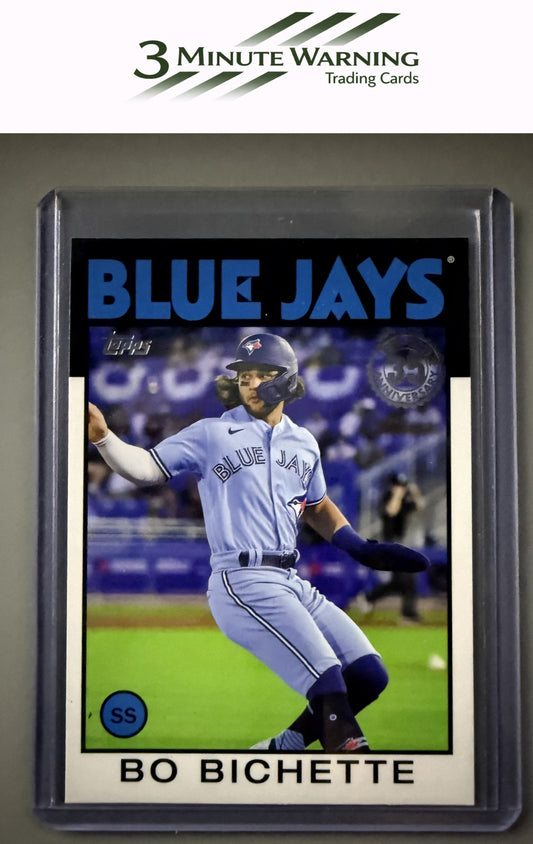 2021 Topps Update #86B-16 Bo Bichette 1986 Topps Baseball 35th Anniversary