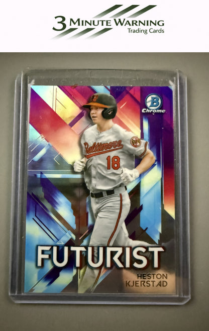 2021 Bowman #FUT-HK Heston Kjerstad Chrome Futurist