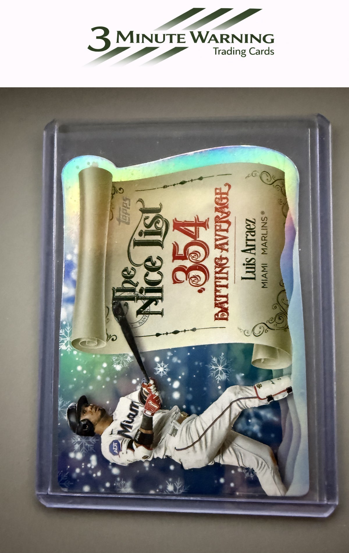 2024 Topps Holiday #MNL-23 Luis Arraez Making the Nice List