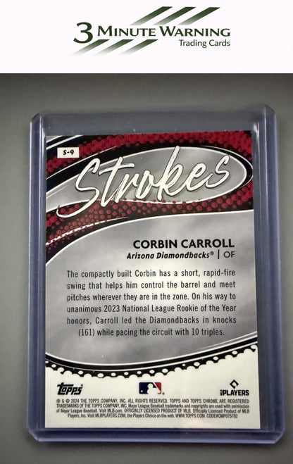 2024 Topps Chrome #S-9 Corbin Carroll Strokes