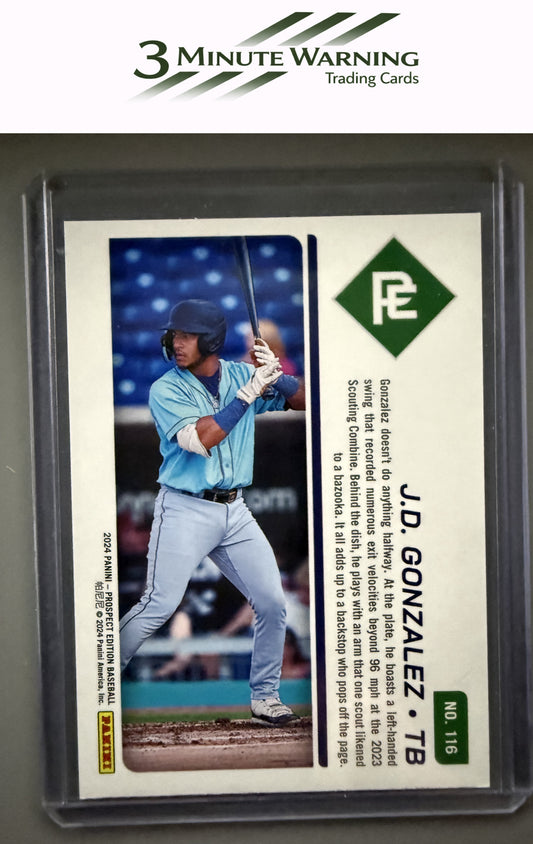 2024 Panini Prospect Edition #116 J.D. Gonzalez Red #/299