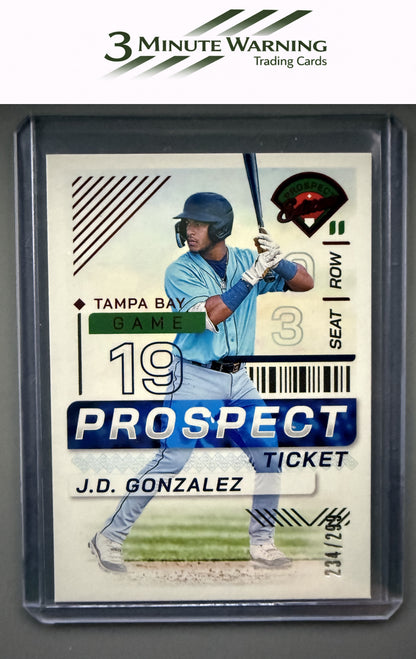 2024 Panini Prospect Edition #116 J.D. Gonzalez Red #/299