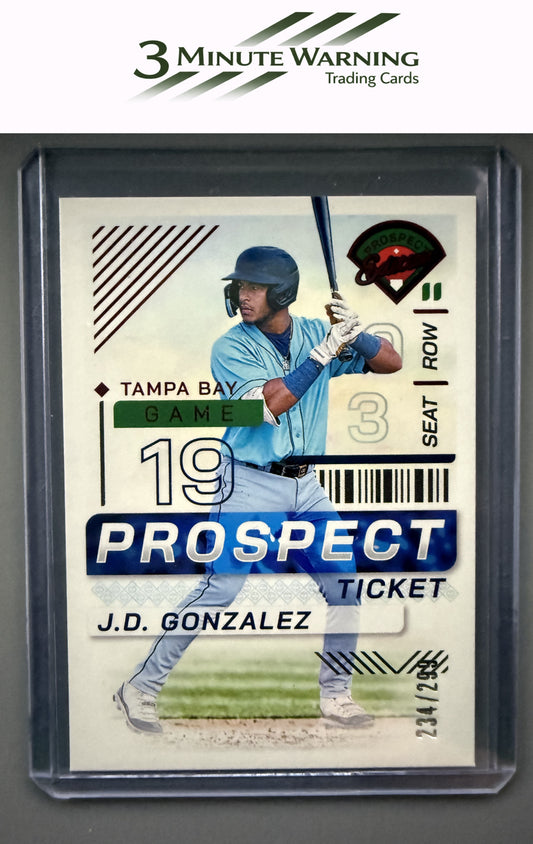 2024 Panini Prospect Edition #116 J.D. Gonzalez Red #/299