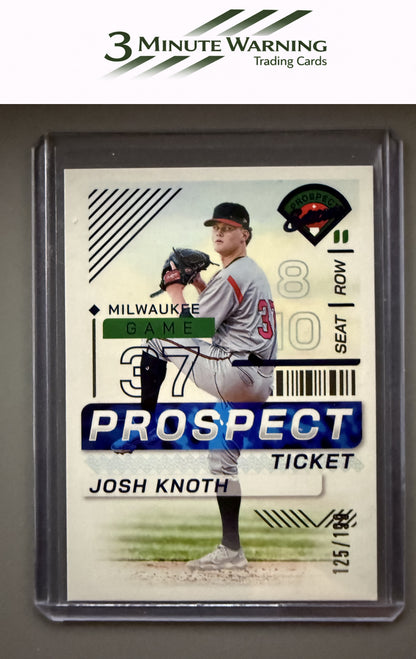 2024 Panini Prospect Edition #117 Josh Knoth Blue #/199