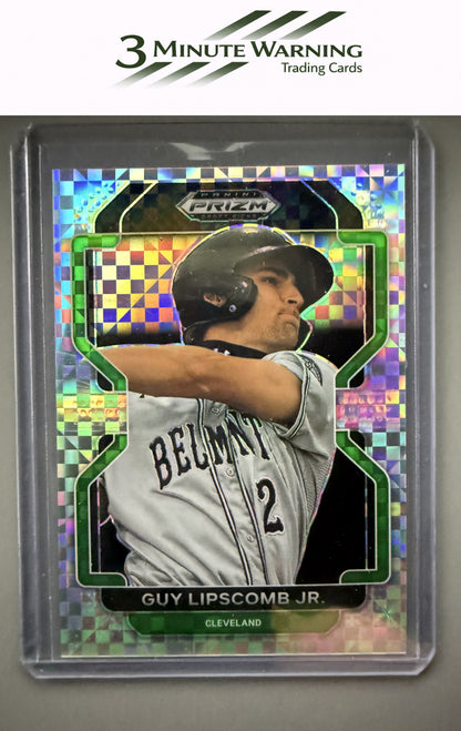 2022 Panini Prizm Draft Picks #PDP151 Guy Lipscomb Jr. Power Plaid #/35