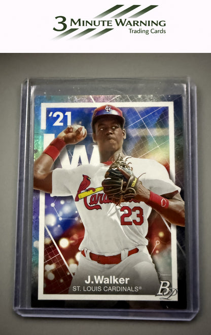 2021 Bowman Platinum #PE-10 Jordan Walker Precious Elements